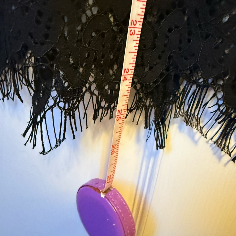 NWT Lulu's Black Lace Midi Dress - Picture 5 of 7